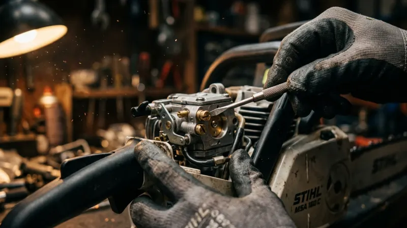 Chainsaw Carburetor Tuning: How to Adjust L, H, and Idle Screws