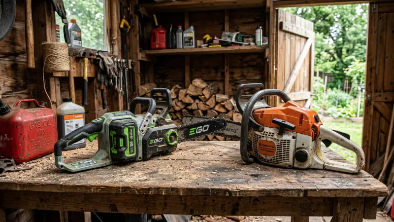 Electric Chainsaw vs Gas Chainsaw: Unpacking Efficiency for Every User 2026