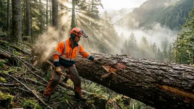 How to Safely Buck Fallen Logs on Slopes: A Pro's Guide