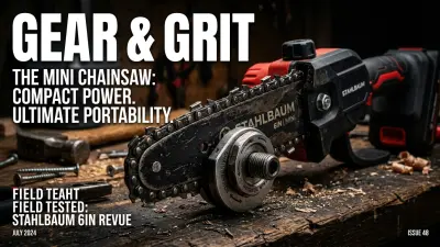 How to Tension a Mini Chainsaw Chain to Stop Slipped Chains