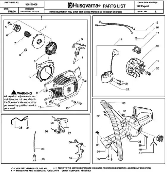 Husqvarna 440 Chainsaw Parts, Diagrams, and X-Torq Technology