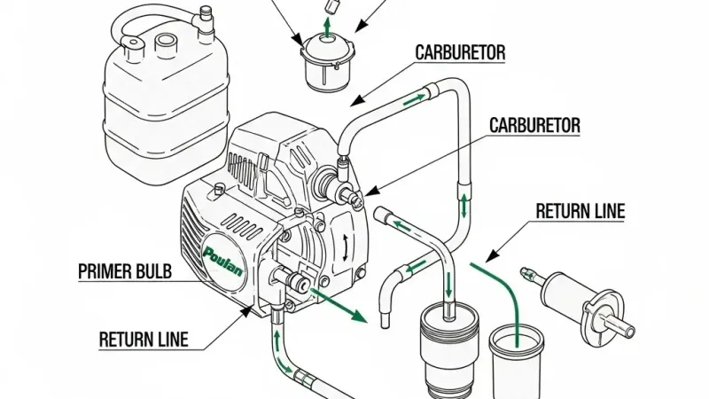 The DIY Guide to Your Poulan Chainsaw Fuel Line Diagram