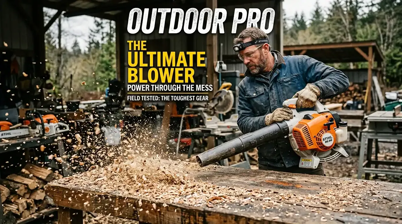 Clear the Chaos: Best Leaf Blowers for Chainsaw Debris & Wood Chips