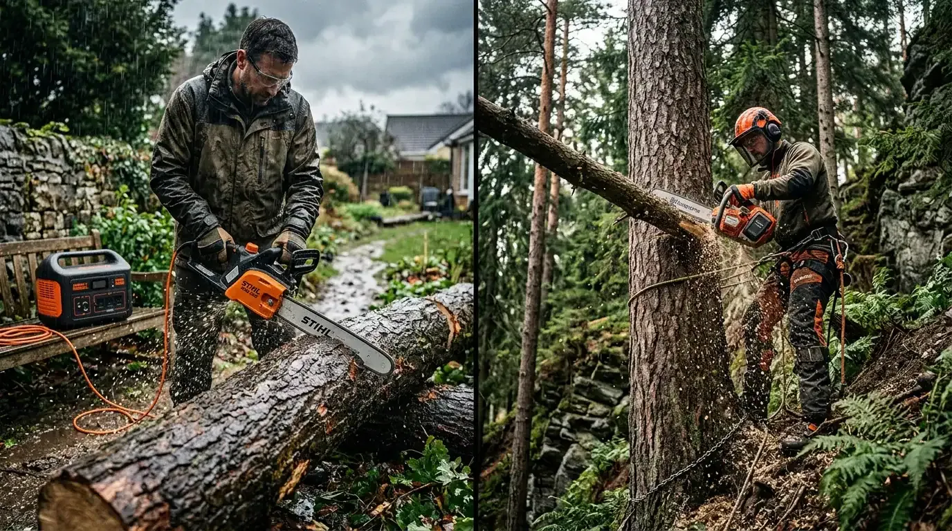 Corded vs. Cordless Chainsaws: Which Power Source is Best for Your Yard?