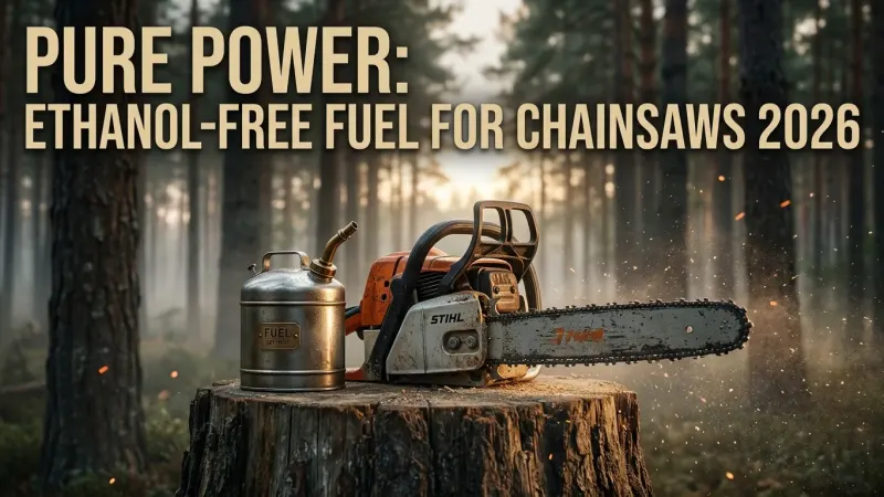 Ethanol-Free Gas for Chainsaws: Why It Matters and Where to Find It 2026