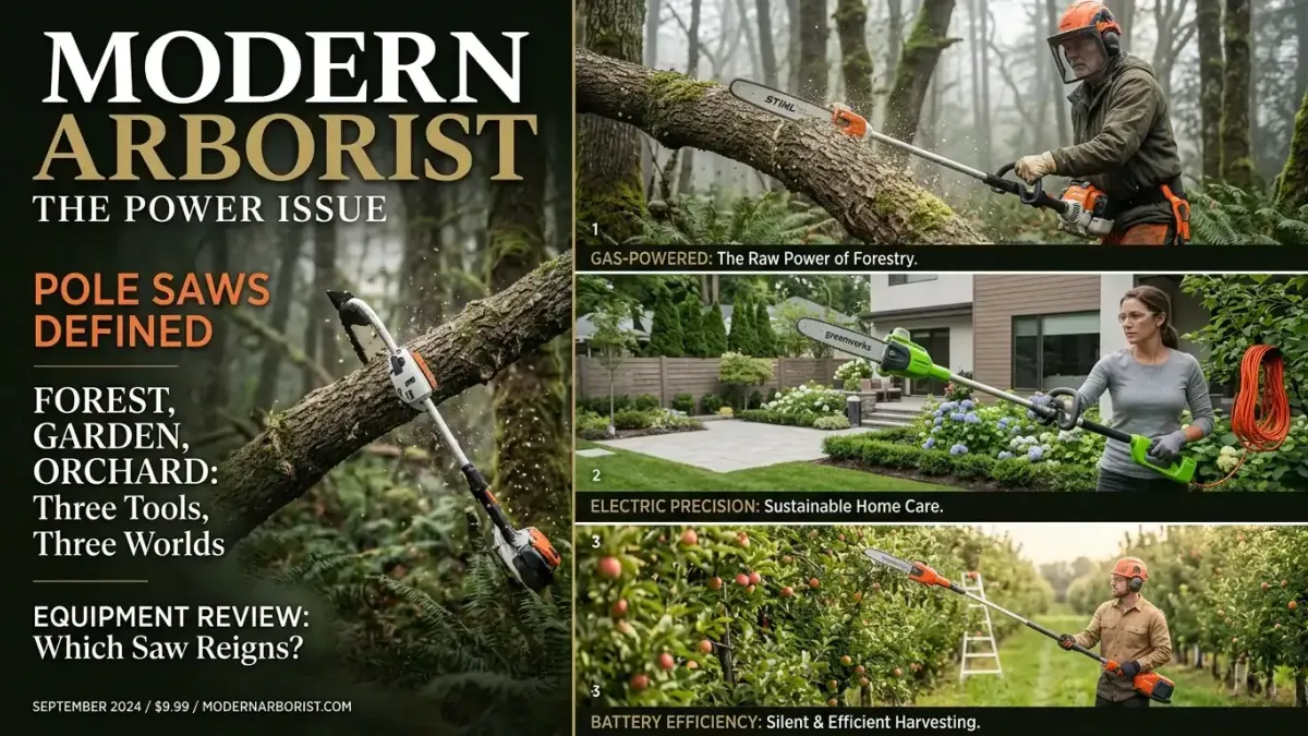 Gas vs. Electric vs. Battery Pole Saws: Which is Right for You?
