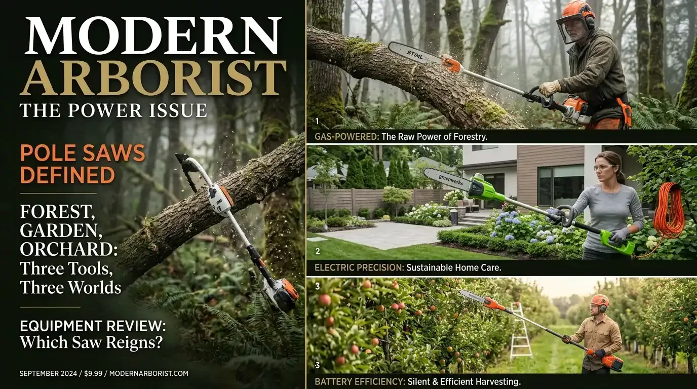 Gas vs. Electric vs. Battery Pole Saws: Which is Right for You?