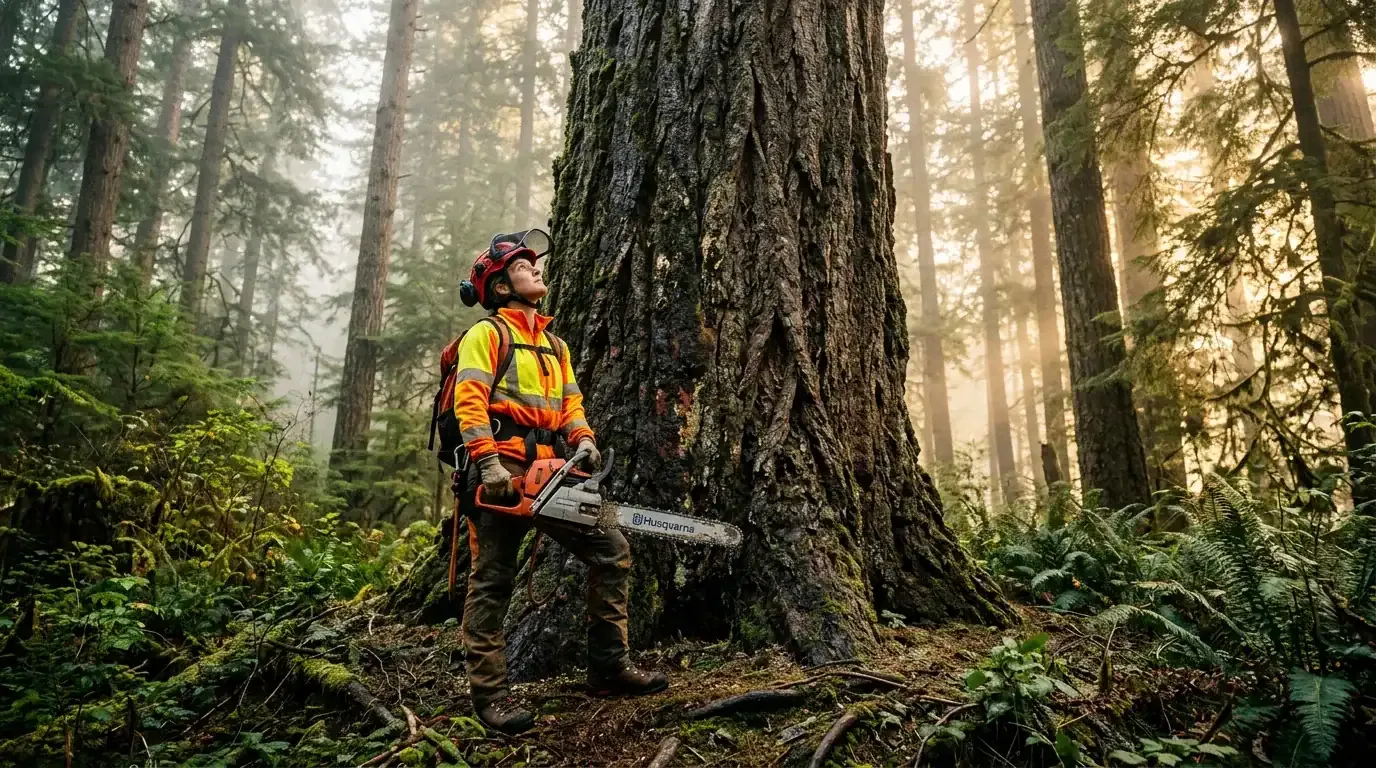 How to Fell Large Trees Safely: Advanced Chainsaw Techniques Explained