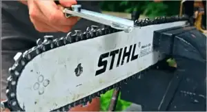 How to sharpen a chainsaw?