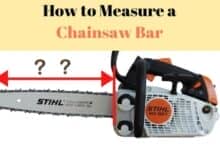 how to measure chainsaw bar - 1