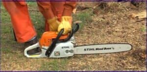 How to start a Stihl Chainsaw