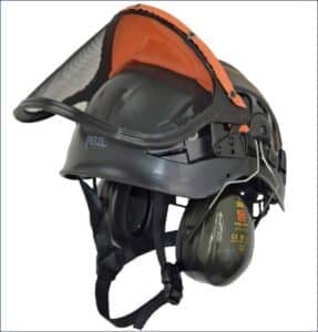 Peltor chainsaw helmet