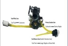 Poulan chainsaw carburetor fuel line diagram