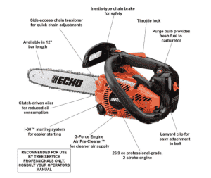 echo cs-271t chainsaw specs