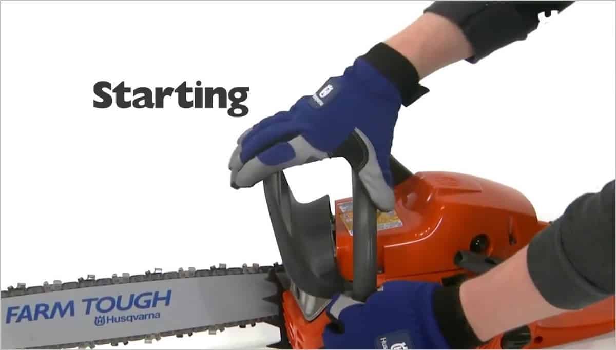 electric start chainsaw