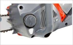 efco MTi 30 battery-powered chainsaw - chain and oil line