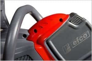 efco MTi 30 battery-powered chainsaw - top view