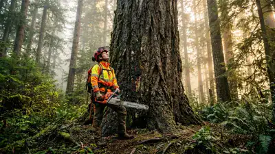 how to fell large trees safely advanced chainsaw techniques 2026 04 01