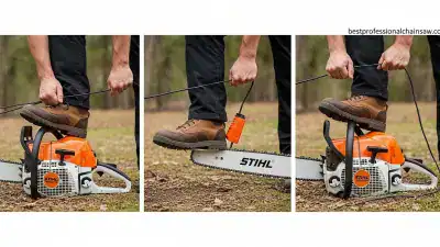 How to Start a Stihl Chainsaw