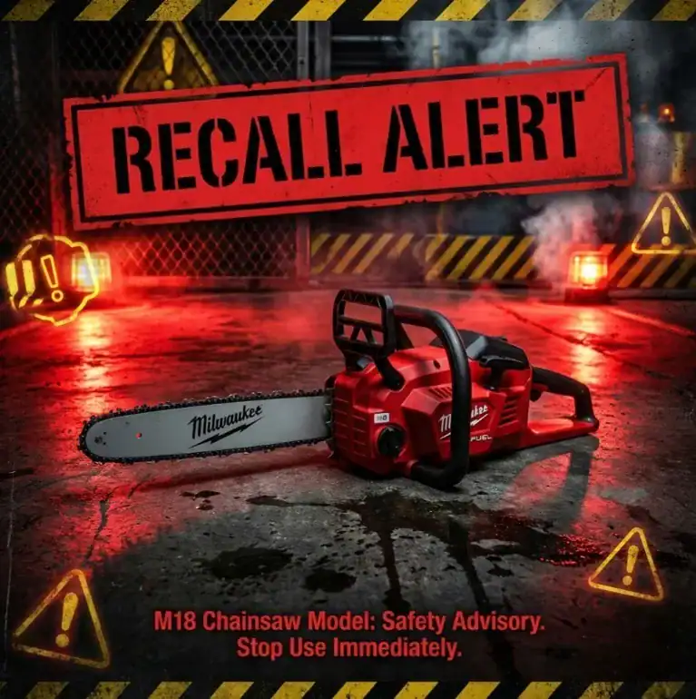 Milwaukee M18 Chainsaw Recall featured image
